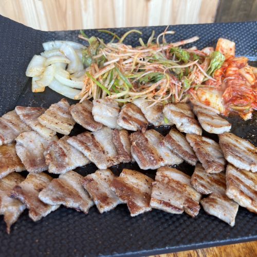 家族と韓国料理