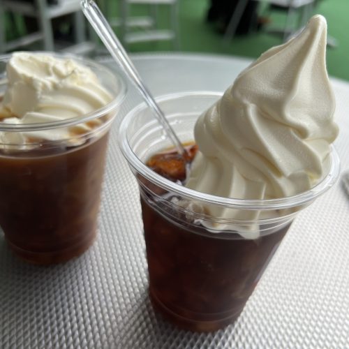 🍦で休憩